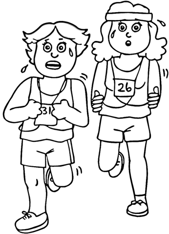 Fitness  Coloring Page